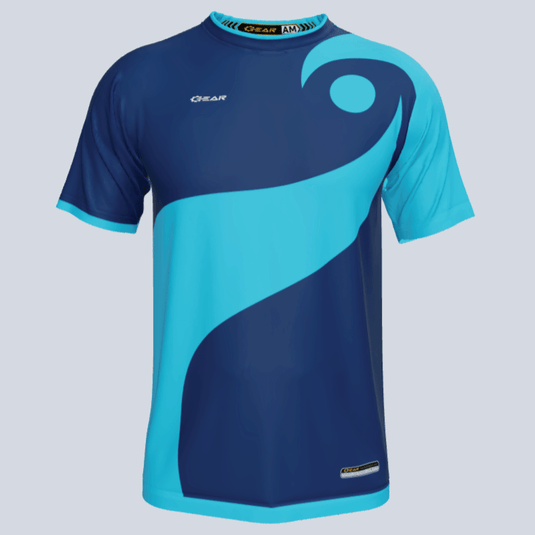 Front view of custom team Swirl Jersey