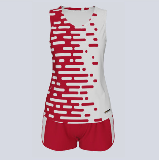 Ladies Custom Track Singlet Dash Set – lightweight and breathable