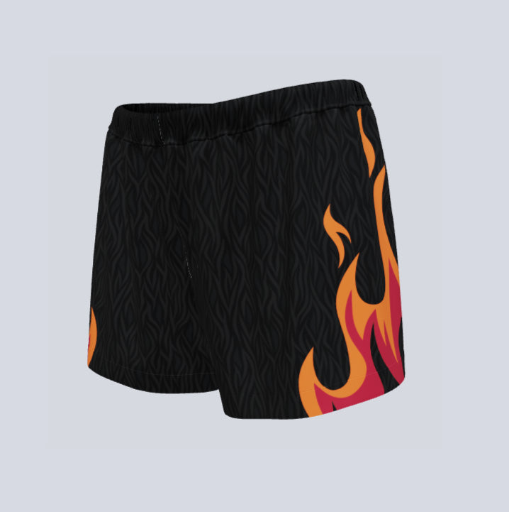 Load image into Gallery viewer, Ladies Custom Fire Track Short

