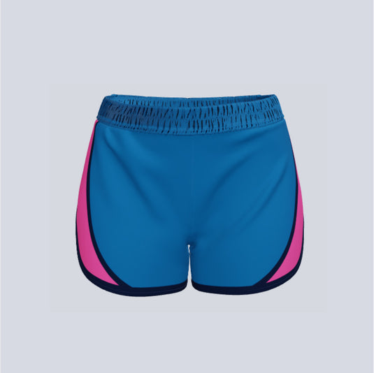 Ladies Custom Track Flight Split Short