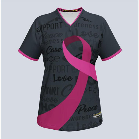 Cancer Awareness Ladies Custom Jersey - GearTeamApparel