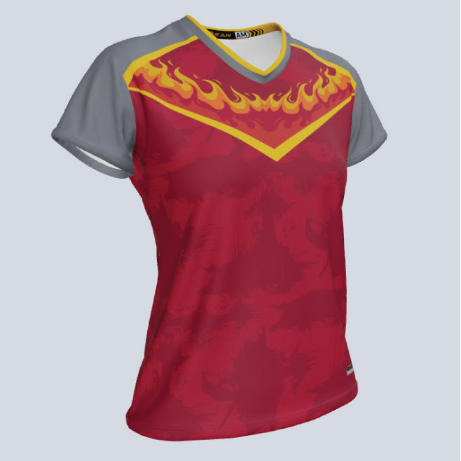 Load image into Gallery viewer, Ladies Phoenix Cap Sleeve Jersey