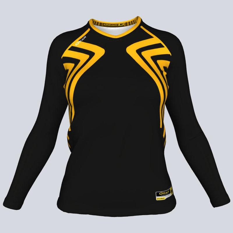 Load image into Gallery viewer, Ladies Athena Fitted Long Sleeve Front