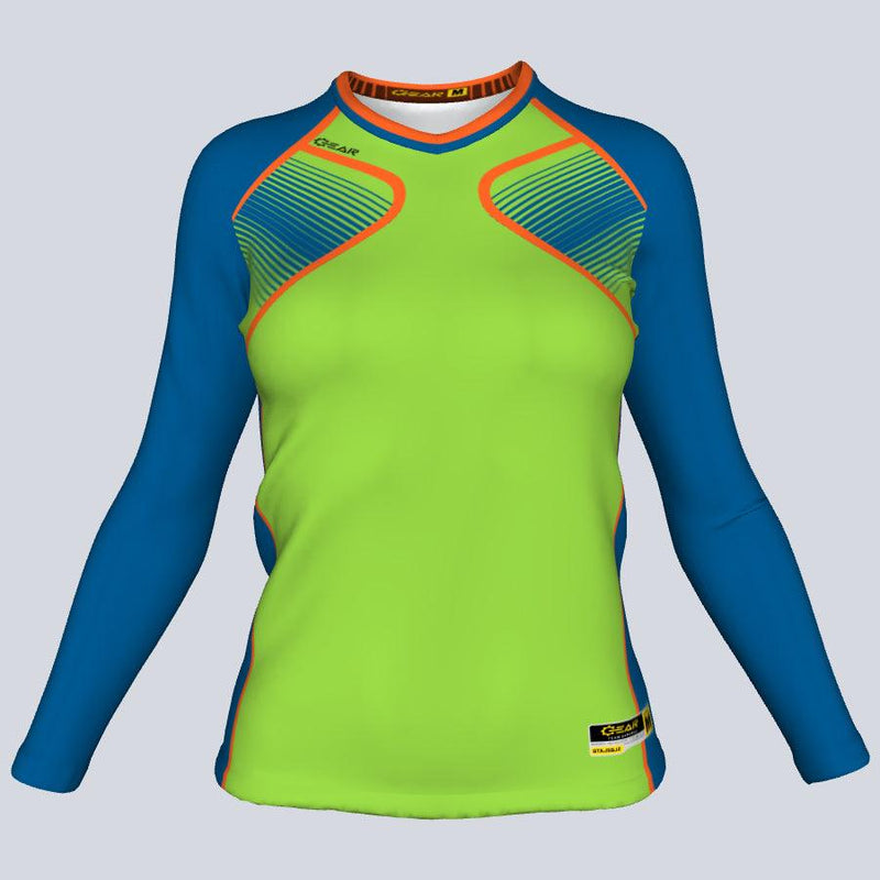 Load image into Gallery viewer, Ladies Lucia Fitted Long Sleeve Front