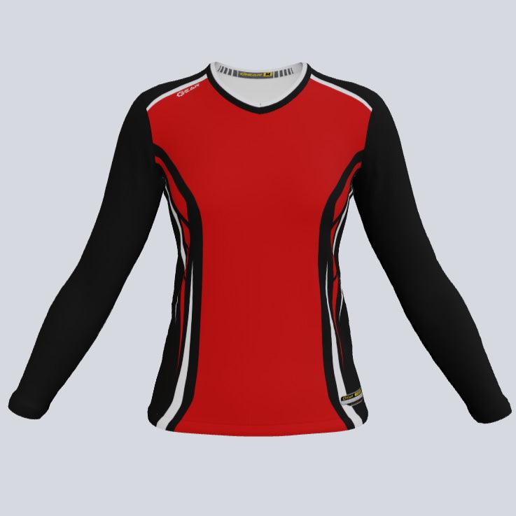 Load image into Gallery viewer, Borg-ladies-longsleeve-front