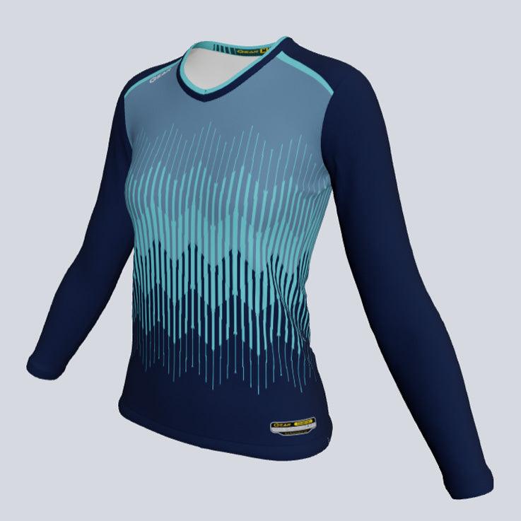 Load image into Gallery viewer, Ghost-ladies-longsleeve-qtr