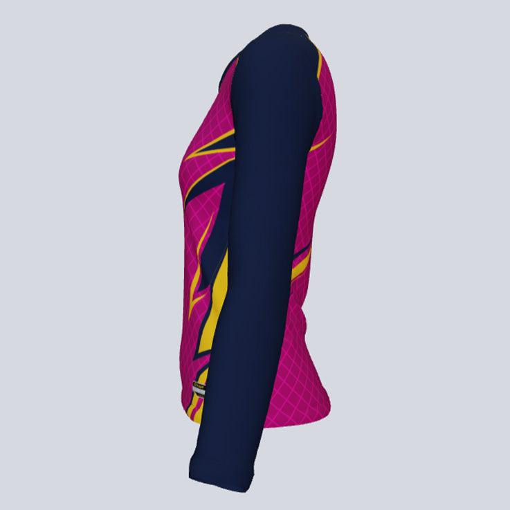 Load image into Gallery viewer, Hawk-ladies-longsleeve-side