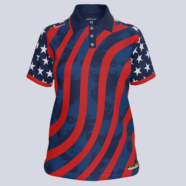 Load image into Gallery viewer, merica-ladies-custom-jersey-front
