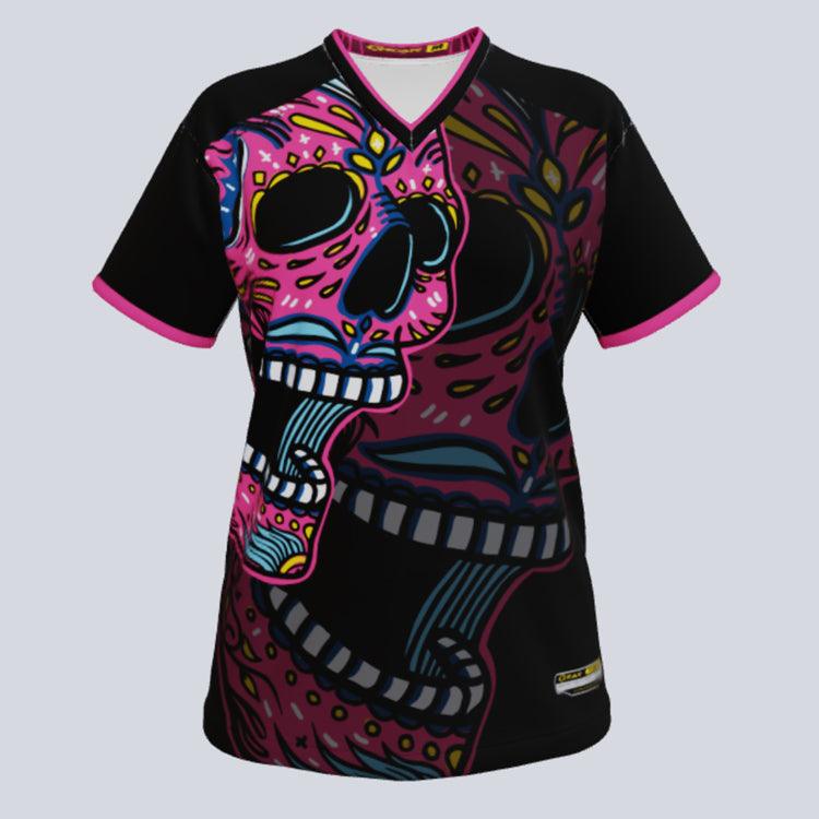 Load image into Gallery viewer, Skull Candy--ladies-mascot--front