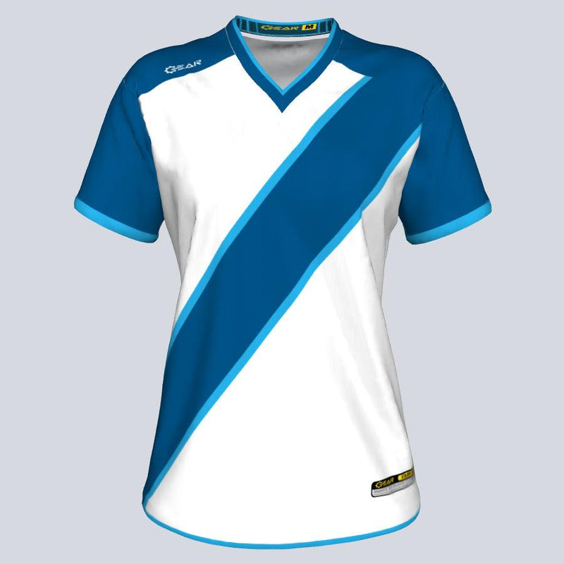Load image into Gallery viewer, Womens--J-vneck jersey-Admiral-Front