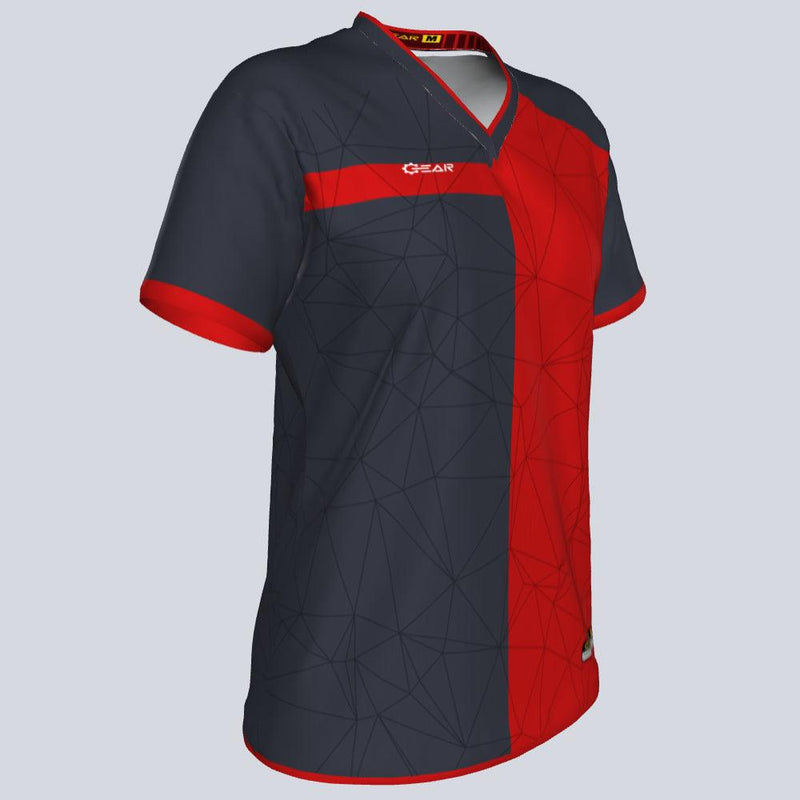 Load image into Gallery viewer, Womens--J-vneck jersey-Cyborg-Glam