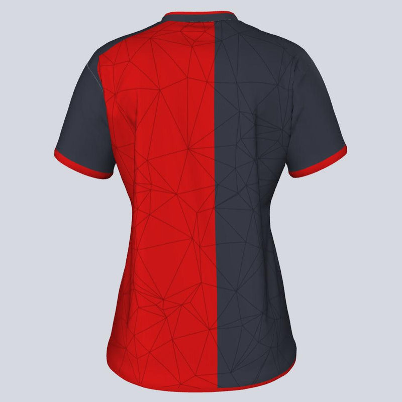 Load image into Gallery viewer, Womens--J-vneck jersey-Cyborg-Back