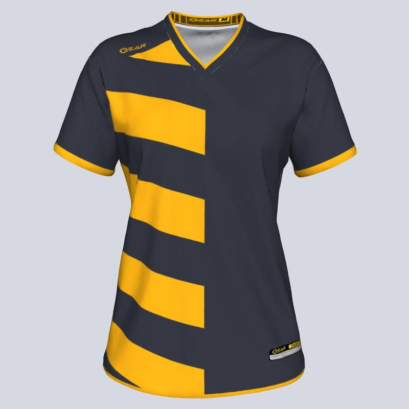 Load image into Gallery viewer, Womens--J-vneck jersey-Dortmund-Front