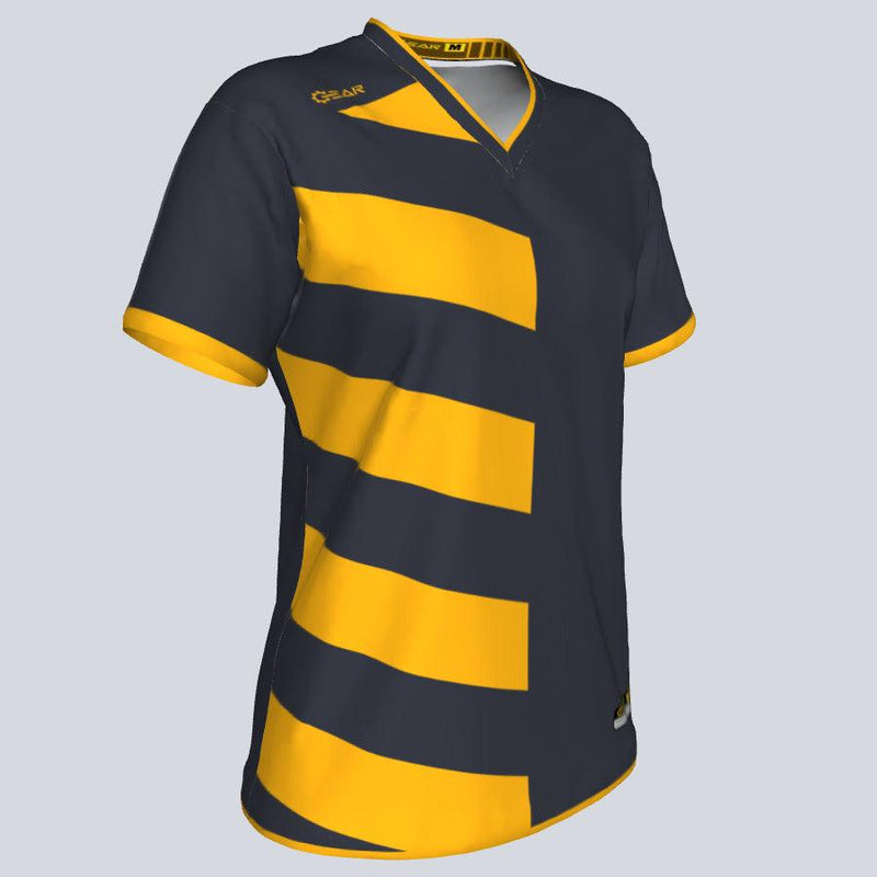 Load image into Gallery viewer, Womens--J-vneck jersey-Dortmund-Glam