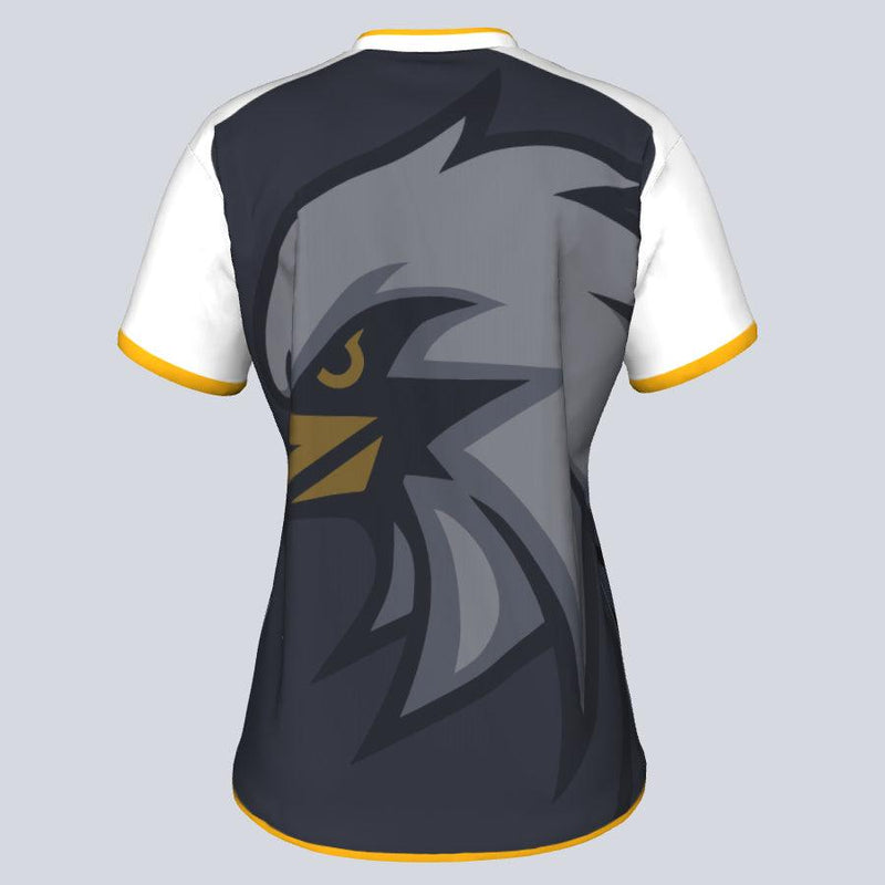 Load image into Gallery viewer, Womens--J-vneck jersey-Eagle-Back