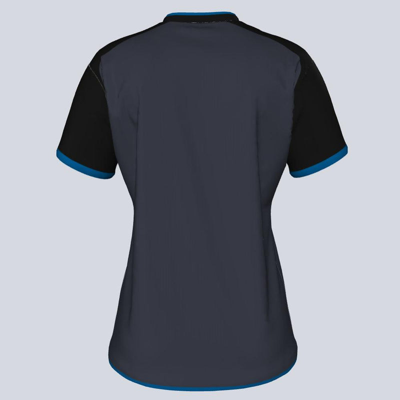 Load image into Gallery viewer, Womens--J-vneck jersey-First Line-Back