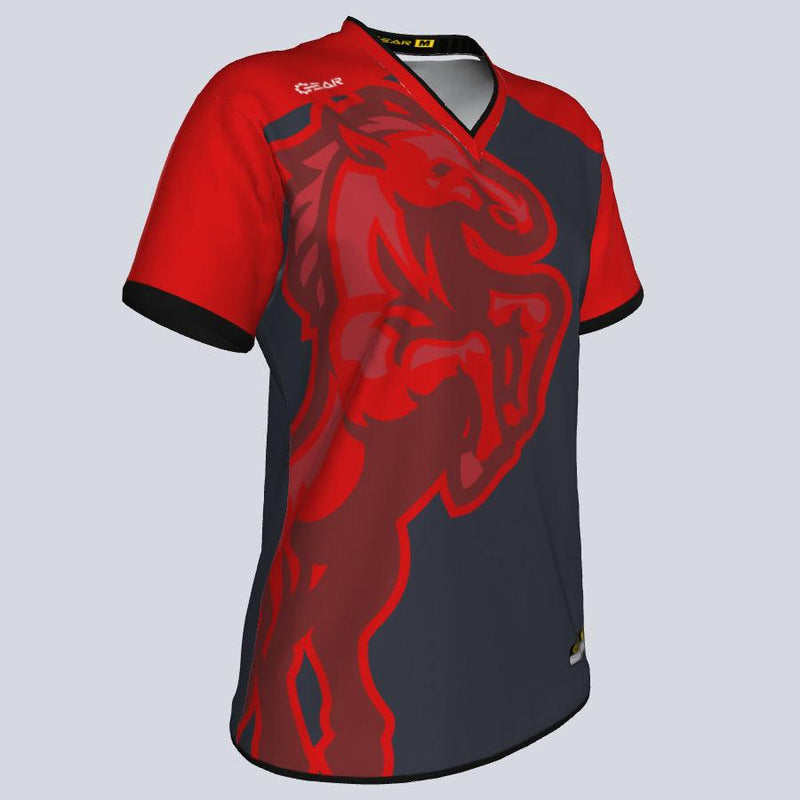 Load image into Gallery viewer, Womens--J-vneck jersey-Maverick-Glam
