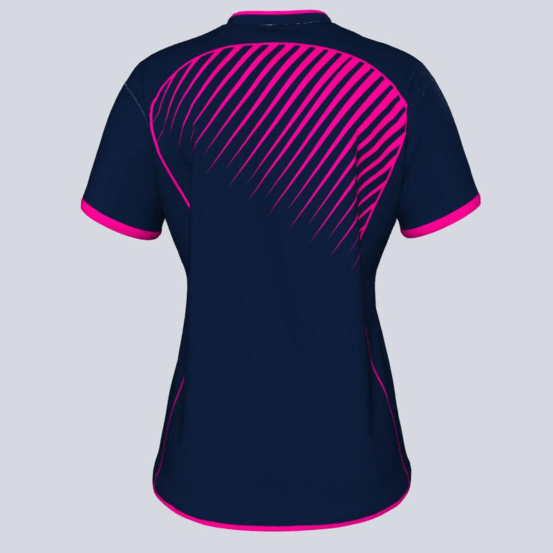 Load image into Gallery viewer, Womens--J-vneck jersey-Raptor-Back