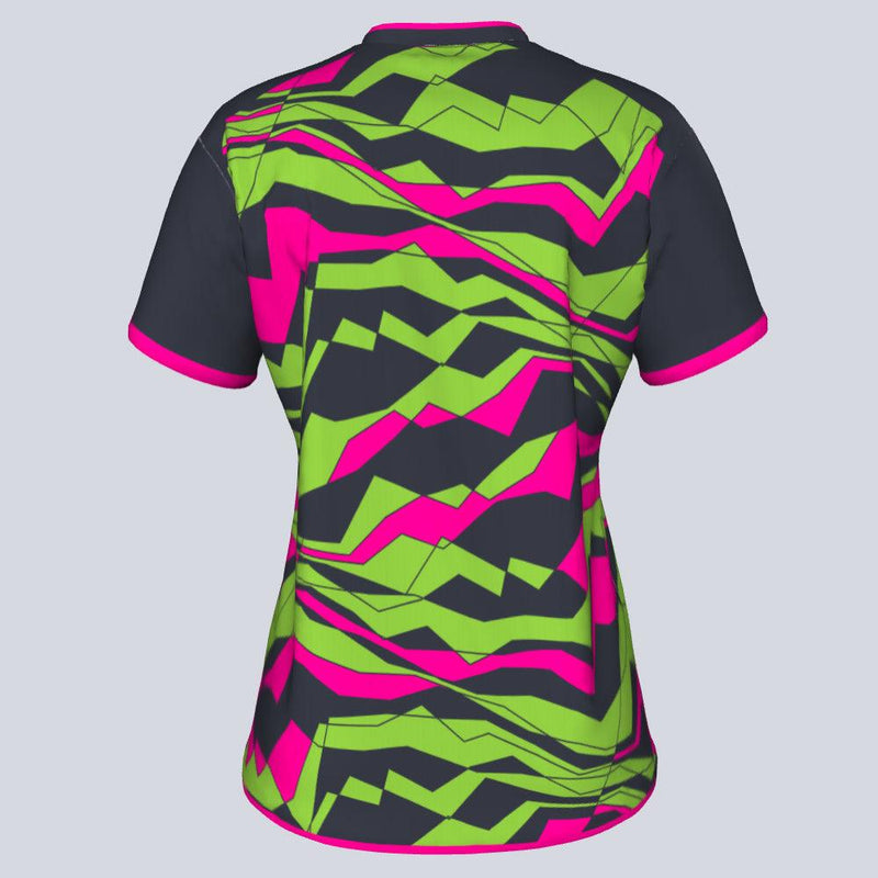 Load image into Gallery viewer, Womens--J-vneck jersey-Trace-Back