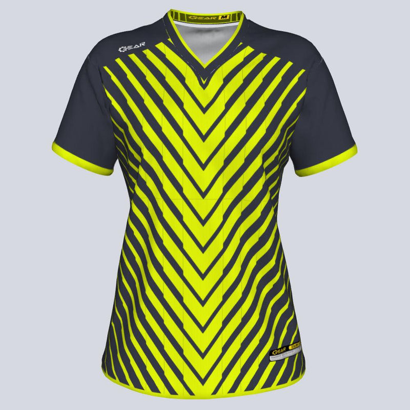 Load image into Gallery viewer, Womens--J-vneck jersey-Vector-Falls-Front