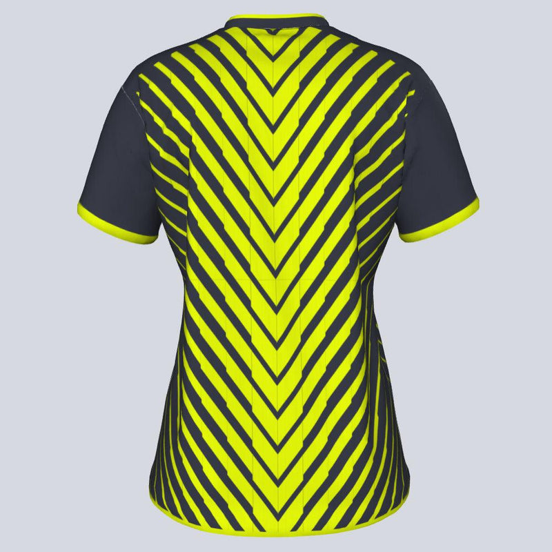 Load image into Gallery viewer, Womens--J-vneck jersey-Vector-Falls-Back