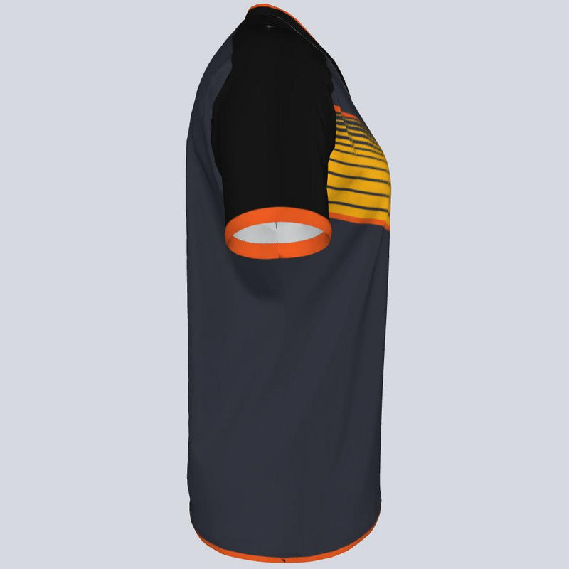 Load image into Gallery viewer, Womens--J-vneck jersey-Vortex-Side