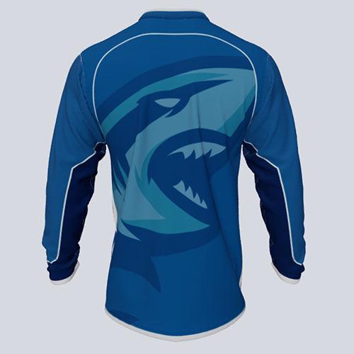Load image into Gallery viewer, LS Crew Neck Shark Back