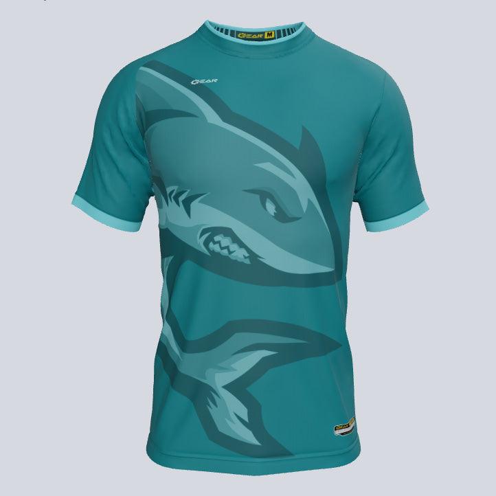 Shark Mascot Custom Jersey