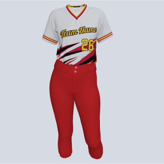 Custom Ladies Ninja Softball Team Kit