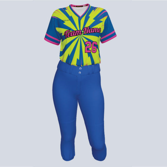 Custom Ladies Comic Slam Softball Team Kit