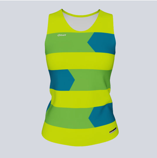 Ladies Custom Fitted Track Singlet Speed Jersey