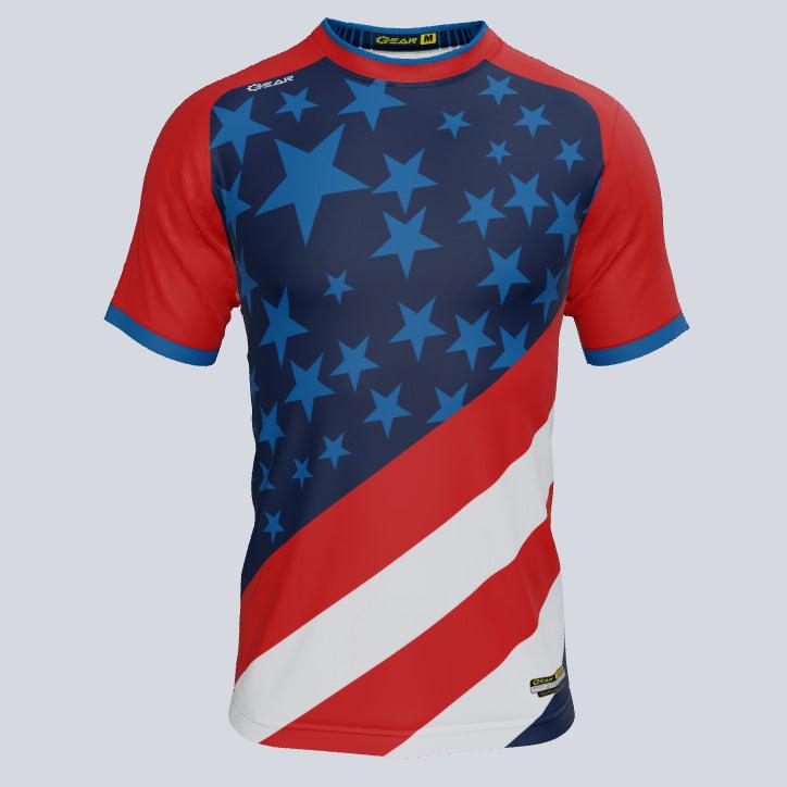 Load image into Gallery viewer, StarsStripes-jersey-front
