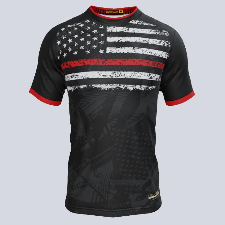 Load image into Gallery viewer, thinline4-----custom-us-jersey-front