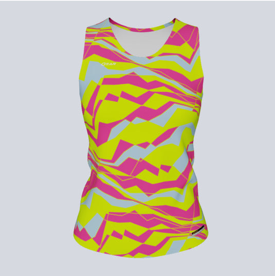 Ladies Custom Fitted Track Singlet Trace Jersey