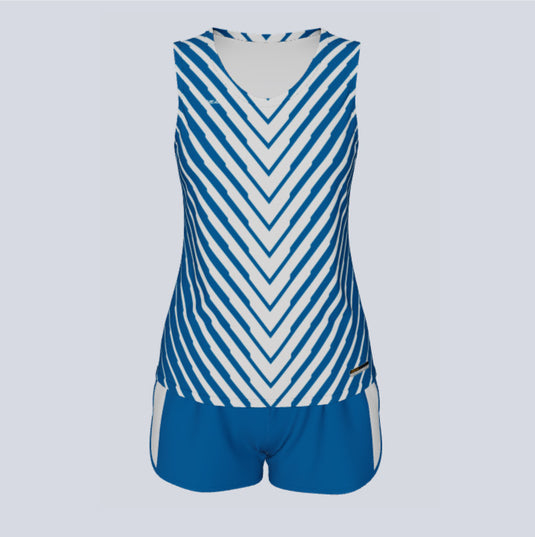 Ladies Custom Track Singlet Vector Falls Set