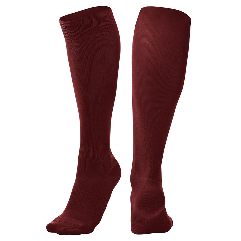 Load image into Gallery viewer, soccer-sock-dark-maroon