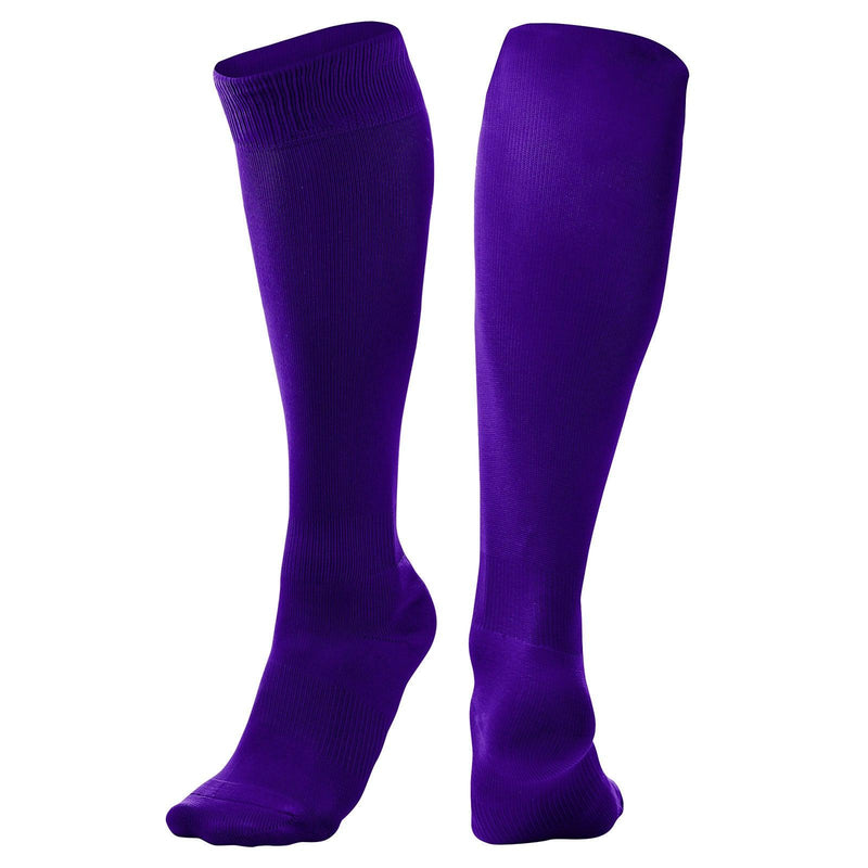 Load image into Gallery viewer, soccer-sock-dark-purple