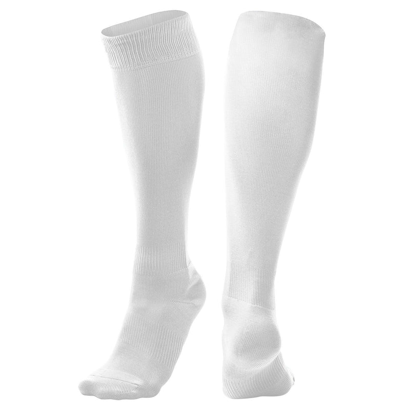Load image into Gallery viewer, soccer-sock-dark-white