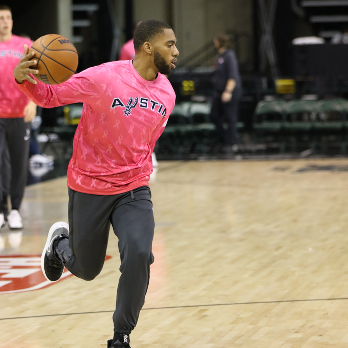 Austin Spurs Men's OT Sports 2022-2023 Pink Raros de Austin Jersey