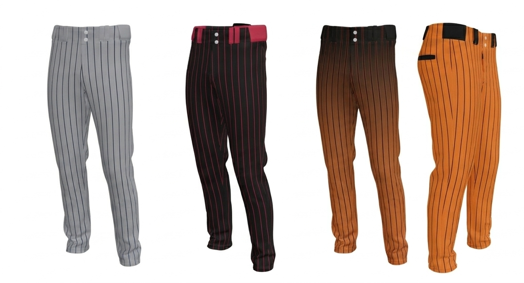 Custom Pinstripe Baseball Pants: Open Leg Team Uniform Guide