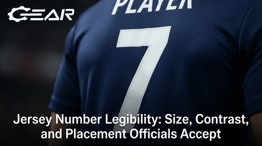 Jersey Number Legibility: Size, Contrast, and Placement Officials Accept