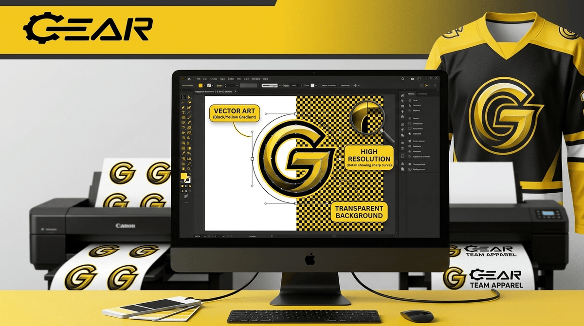 Preparing Your Logo File for Sublimation: Vector, Resolution, and Transparency