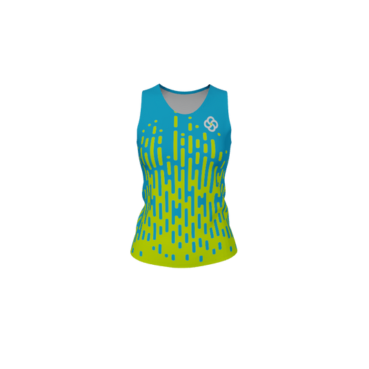 Ladies Custom Jerseys Rise Ladies Fitted Track Singlet. (x 2)