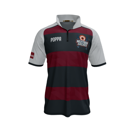 Collared Shirts Steel QTR Zip Short Sleeve. (x 1)