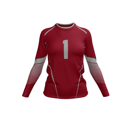 Ladies Custom Jerseys Mystic Ladies ECO Long Sleeve Crew Jersey. (x 16)