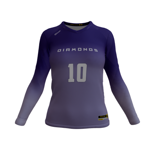 Ladies Custom Jerseys Core Womens Fitted Volleyball Jersey. (x 14)