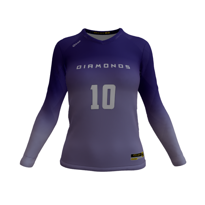 Ladies Custom Jerseys Core Womens Fitted Volleyball Jersey. (x 14)