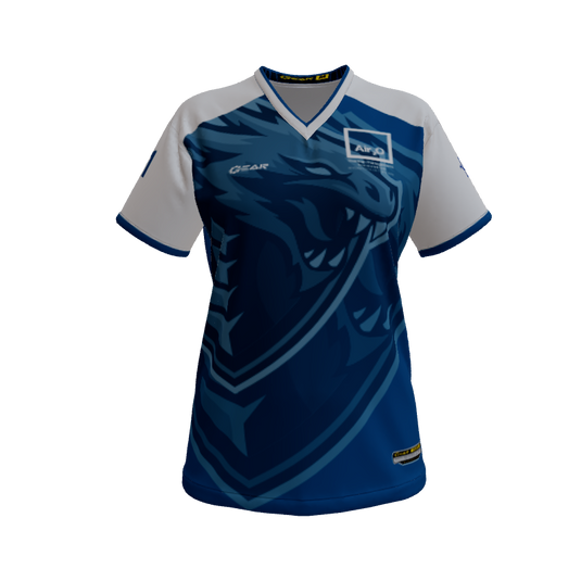 Ladies Custom Jerseys Dragon Ladies Mascots Short Sleeve. (x 8)