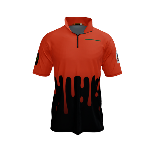 Collared Shirts Splash QTR Zip Short Sleeve. (x 2)