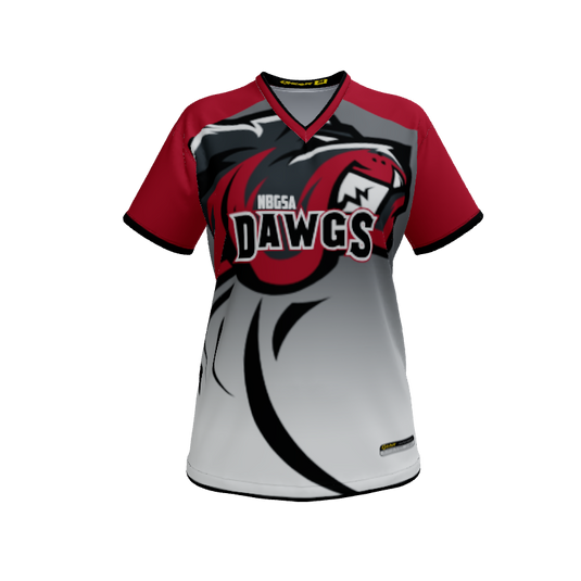 Ladies Custom Jerseys Bulldog Womens VNeck Jersey 2.0. (x 37)